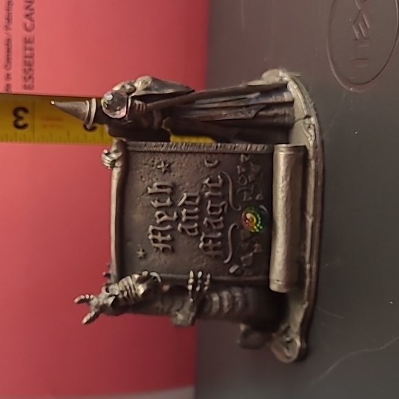 Myth and Magic The Magical Encounter Pewter Dragon Wizard Crystal Figure - Picture 7 of 7